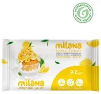 Салфетки влажные антибактериальные GRASS Milana Лимонный десерт 72 шт, IT-0574