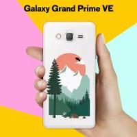 Силиконовый чехол на Samsung Galaxy Grand Prime VE Горы / для Самсунг Галакси Гранд Прайм ВЕ Дуос