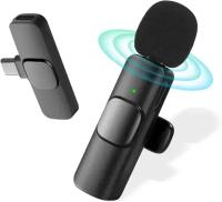 Микрофон петличный Bluetooth Type-С / Беспроводная петличка Wireless Bluetooth Microphone Type-C / Петличка для записи звука для смартфона