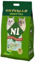 Наполнитель N1 Crystals Green Tea Силикагель NEW 5л