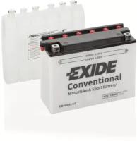 Аккумулятор мото EXIDE EB16AL-A2/YB16AL-A2 205x70x162