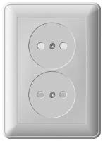 Schneider Electric Розетка 2-м СП W59 16А IP20 защ. шторки без заземл. сл. кость Schneider Electric RS16-254-28