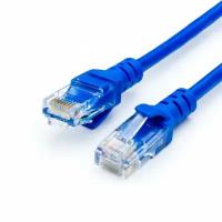 Патч-корд UTP, 30 m, литой, RJ45, Cat.5e, Atcom синий ATcom AT9173