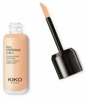 KIKO MILANO Тональное средство-корректор Full Coverage 2-in-1 Foundation & Concealer (25 Neutral)