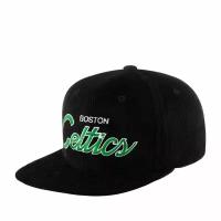 Бейсболка MITCHELL NESS арт. HHSS4797-BCEYYPPPBLCK Boston Celtics NBA (черный), размер ONE