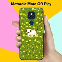 Силиконовый чехол на Motorola Moto G9 Play Корова / для Моторола Мото Джи9 Плэй