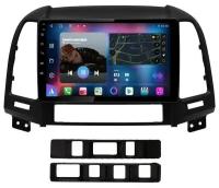 Штатная магнитола для Hyundai Santa Fe 2006-2012 - FarCar HL008M на Android 10, 8-ядер, 4Гб-64Гб, встроен 4G модем