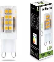 Лампа светодиодная 5W G9 4000K LB-432 (Feron) (в упаковке 10 шт.)