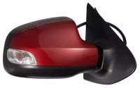 Зеркало заднего вида правое Рено Логан 2, Сандеро,с 2014 года выпуска, электро регулировка, обогрев, повторитель, окрашенное в цвет Огненно красный