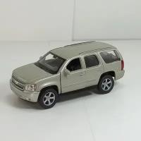 Металлическая машинка 1:34-1:39 CHEVROLET TAHOE 2008г., серебро 43607D Welly