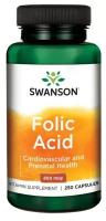 Folic Acid, 800 мкг, 150 мл, 100 г, 250 шт