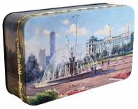 Подарочный набор шоколадных конфет "Дом Севастьянова" 110 г. (жестяная коробка 176*102*48 мм)