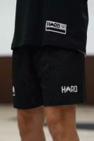 Баскетбольные шорты HARD, мужские двухсторонние, черно-белые размер M