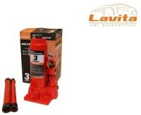 Домкрат бутылочный гидравлический LAVITA, LA JNS-03, 3Т; Min:180-Max:340; Картонная упаковка