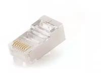 Вилка Cablexpert RJ-45 8P8C универсальн кат.5e экранирован контакты 30мкр 10шт PLUG5SP/10