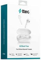 Беспроводные наушники ttec AirBeat Free True Wireless Bluetooth Белый