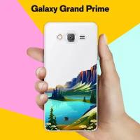 Силиконовый чехол на Samsung Galaxy Grand Prime Озеро и горы / для Самсунг Галакси Гранд Прайм