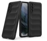 Противоударный чехол Flexible Case для Samsung Galaxy S21+ черный