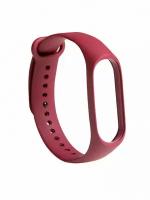 Силиконовый ремешок для Xiaomi Mi Band 3 / 4, Wine red