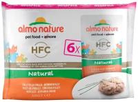 ALMO NATURE CAT CLASSIC NATURE MULTIPACK набор паучей для взрослых кошек с куриным филе 6 шт х 55 гр (1 шт)