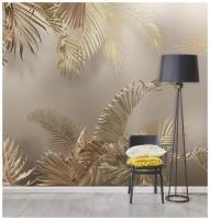 Фотообои 3d на стену флизелиновые Листья Пальмы 200х270 см