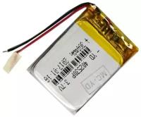 Аккумулятор универсальный 402530p 3,7v Li-Pol 300 mAh (4*25*30 mm)