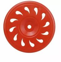 Летающая тарелка фрисби, диск для подвижных игр, красный цвет, вертушка игрушка для ребенка диаметр 20 см