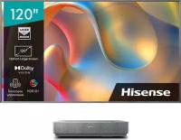 Телевизор Hisense Laser TV 120L5H, 120", Laser, 4K Ultra HD, Vidaa, серебристый