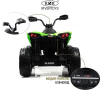 RiverToys Детский электроквадроцикл BRP Can-Am Renegade (Y333YY) зеленый