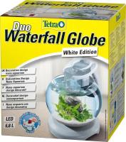 Аквариум Tetra Duo Waterfall Globe круглый, белый (6.8 л)