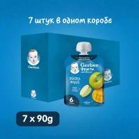 Фруктовое пюре Gerber Яблоко Манго с 6 мес 90г 7 шт