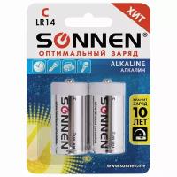 Батарейки SONNEN 451090, комплект 4 шт