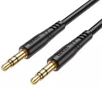 Аксессуар Hoco UPA24 Jack 3.5mm - Jack 3.5mm 1m Black 6931474789136