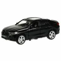 Машина металл BMW X6 длина 12 см, двери, багаж, инер, черный