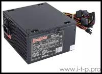 Блок питания 400W ExeGate Xp400, Atx, PC, black, 12cm fan, 24p+4p, 3*SATA, 2*IDE, FDD + кабель 220V