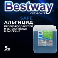 Альгицид непенящийся пролонгированного действия Bestwаy Safe B1909201 5 л / Химия для бассейна, средство борьбы с водорослями