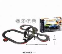 Автотрек КНР "Slot Racing" трек 120х130 см, подсветка, 113-1. JJ в коробке (280309YS)