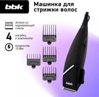 Машинка для стрижки BBK BHK100, черный