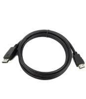 Fillum кабель Filum Кабель Display port-HDMI 1.8 м, медь, черный, разъемы: Display port male- HDMI A male, пакет. FL-C-DPM-HM-1.8M 894192