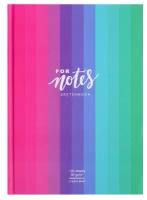 Блокнот для зарисовок А5, 120л BG "For notes" (80 г/кв.м, трехцветный тонированный блок, обложка 7Бц) (С5т120_лм 9074)