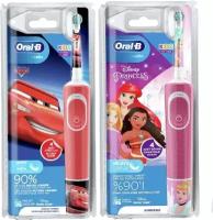 Электрическая зубная щетка Oral-B Vitality D100.413.2k Kids Cars & Princess Mix, микс