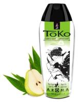 53573 Shunga Toko Aroma Pear & Exotic Green Tea, 165 мл. Лубрикант с нежным вкусом, Груша и экзотический зеленый чай