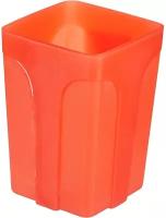 Подставка-стакан для канцелярских мелочей Attache NEON оранжевый