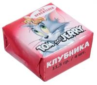 Конфеты жевательные Tom and Jerry со вкусом клубники, 11,5 г