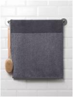 Полотенце банное махровое, DM Текс, Хелен, 70Х140 см, цвет: серый, 100% хлопок