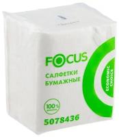 Салфетки FOCUS белые 20х24см 1сл 100шт/уп