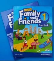 Учебники Family and Friends 1 Комплект: Student's book +Workbook + CD диск