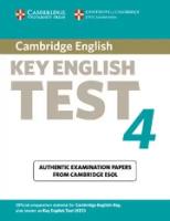 Cambridge Key English Test 4 Student's Book