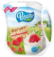 Йогурт питьевой клубничный Фруате 1,5% 450г