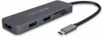 Хаб Acasis AC-CHHC 5 в 1 USB Type-C Mini Docking для Samsung Galaxy S9/S8, Huawei P20 Pro Gray